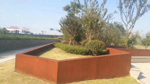 青秀耐候钢挡土墙
