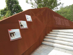 青秀耐候钢挡土墙